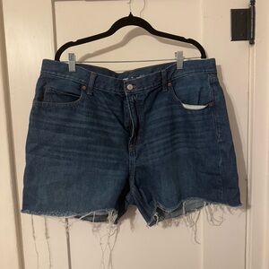 Old Navy High Rise Dark Wash Jean Shorts